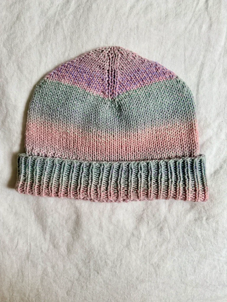 The back of the hat, basically the same as the front